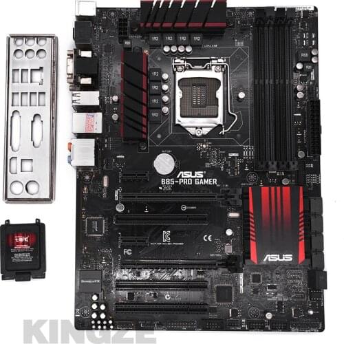 Used, original Asus B85-PRO GAMER Desktop Motherboard B85 Socket LGA 1150 i7 i5 i3 DDR3 32G SATA3 USB3.0 ATX 100