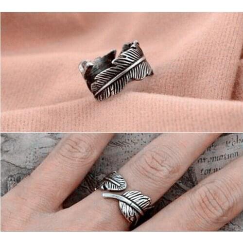 Drop shipping-Retro Leaf Ring