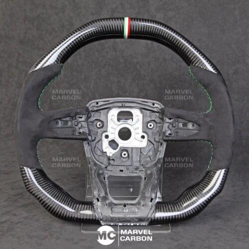 100% REAL CARBON FIBER STEERING WHEEL COMPATIBLE WITH Lamborghini