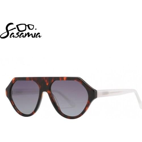 SASAMIA Women's Sunglasses Transparent Glasses