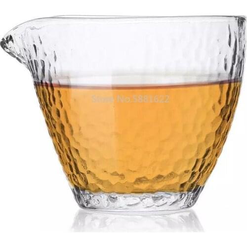 Heat-resistant Glass Tea Infusers Glass Tea Pitcher Chahai Coffee Jug 250ml