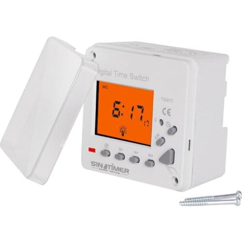Timer Switch, Digital Electric from 1min to 168 Hours Durable Programmable Smart Control Switch Timer with Backlight Display