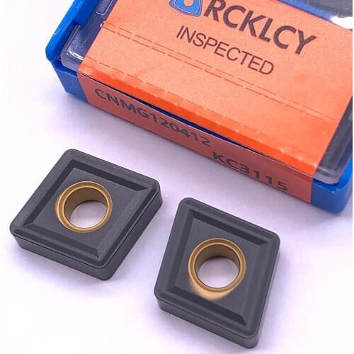 10pcs CNMG120412 MG KC3115 CNC carbide insert Processing cast iron tungsten carbide turning inserts for cnc machining
