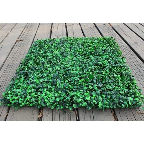 50CM X 50cm Artificial plastic boxwood Grass mat Milan Grass for garden home Store wedding decoration Artificial Plants