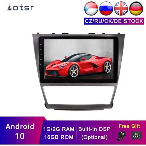 AOTSR Android 10 Car Navigation Tracker For Toyota Camry 2006 - 2011 Car GPS Tape Recorder Multimedia Player Stereo Head Unit