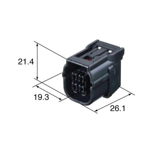 Free shipping 100pcs/lot 4 Pin/Way Sumitomo HV/HVG Series 040 O2 Sensor Automotive Connector Plug For Honda Acura 6189-7039