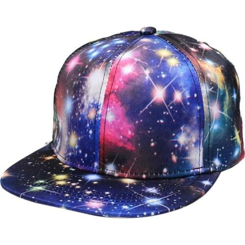 Starry Sky Tie Dye Baseball Cap Mens Golf Hat Basketball Caps for Men and Women Cotton Snapback Cap Gorras Hombre SWANOWING