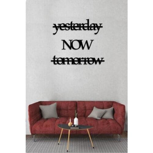 Now it is Time for Age Letter Wood Mdf Black Decorative Table Arbitrary Moment Of Happiness Enjoyed the Meaning Of Life