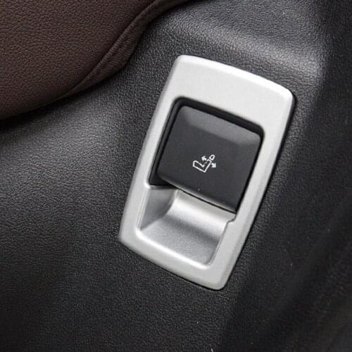 For BMW X3 G01 X4 G02 2018 2019 Accessories ABS Plastic Chrome Car Back Rear Seat Adjustment Switch Frame Cover Trim Car Styling