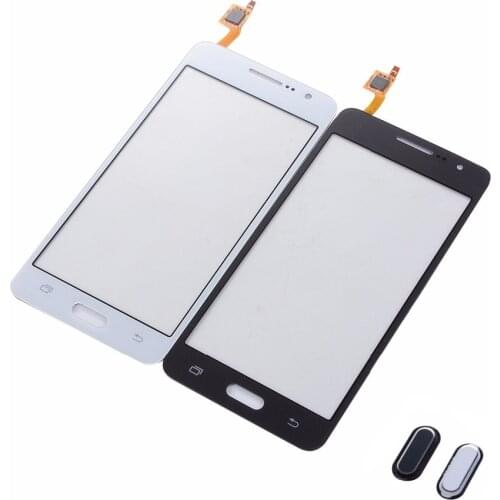 For Samsung Galaxy Core 2 SM-G355H G355 4.5 Inch Touch Screen Digitizer Front Glass Panel+3M Tape+Home Button Return Key