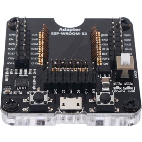 Electrical Socket Programmer Tool ESP32 Adapter Socket For ESP-WROOM-32 Module Micro USB Type B Plug Testing Board