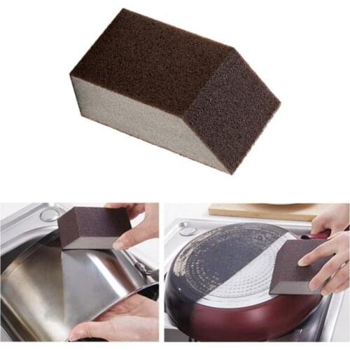 Alumina Emery Sponge Cleaning Brush Remove Stains Rust Bowl Washing Sponge Kitchen Cleaning Brush Pot Pan Cleaning Tools