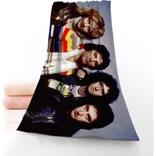 New Arrival Queen Band Towels Multiple Color Microfiber Beach Bath Towel Sports Face Towel Customizable Printing Bath Towels