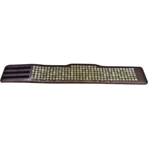 Wellness jade stone heating health care hot stone jade massage waist support belt