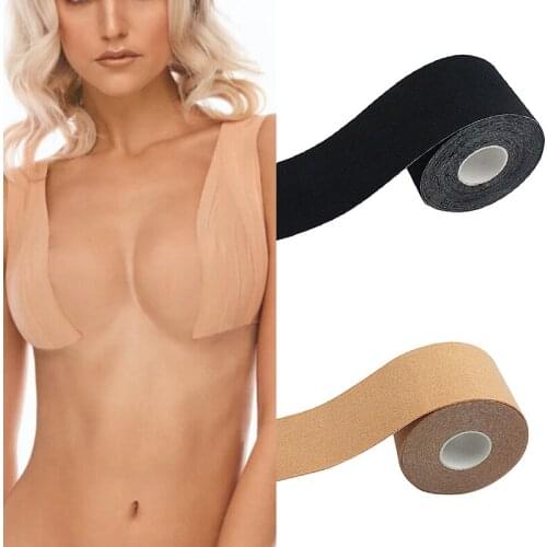 Dresses And Hump Correction Tape Adhesive Silicone Bra DIY Lift Boob Job With Nipple Cover Petal Chest Paste Breast Lift Tape
