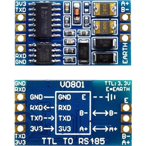Immersion gold board 3.3V SP485 TTL to RS485 module 485 to TTL level mutual conversion Hardware automatic flow control
