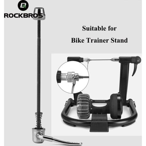 ROCKBROS Bicycle Rear Wheel Quick Release Pole For Bike Trainer Stand Ultra-light Alloy Axis QR MTB Road Bike Wheel Hub Skewers
