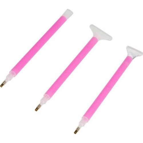 DIY Diamond Embroidery Pen Diamond Painting Tools 10 Pcs/lot Acrylic Rhinestone Dotting Pens Diy Craft Tool Set For Women Girl