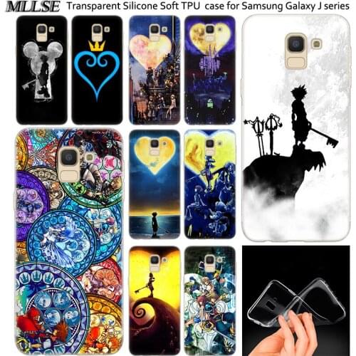 Hot Anime kingdom hearts Silicone Case For Samsung Galaxy J2Pro J4 J6 J8 2018 J3 J5 J7 2016 2017EU Prime CORE Plus Fashion Cover
