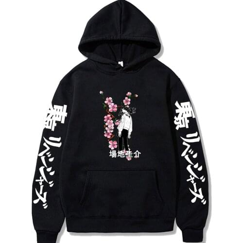 Anime Print Style Top Tokyo Revengers Pullover Autumn Loose Unisex Pullover