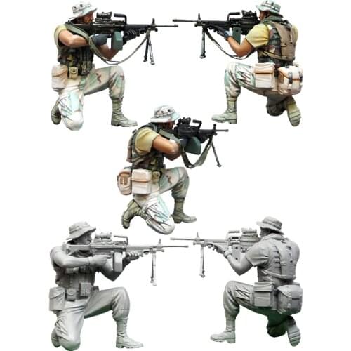 [tuskmodel] 1 35 scale resin model figures kit US special forces operators one