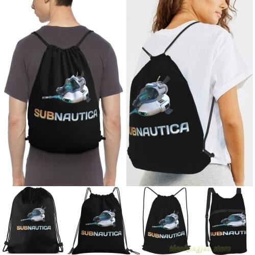Subnautica Seamoth(2) Women Drawstring Sackpack Gym Bags Men Outdoor Travel Backpacks For Training Fitness Swimming Bag