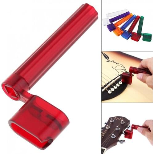 1PCS Plastic Grover Quick Speed Bridge Pin Remover Peg Puller Guitar String Winder Guitar Electric Guitar Ukulele Accessorie
