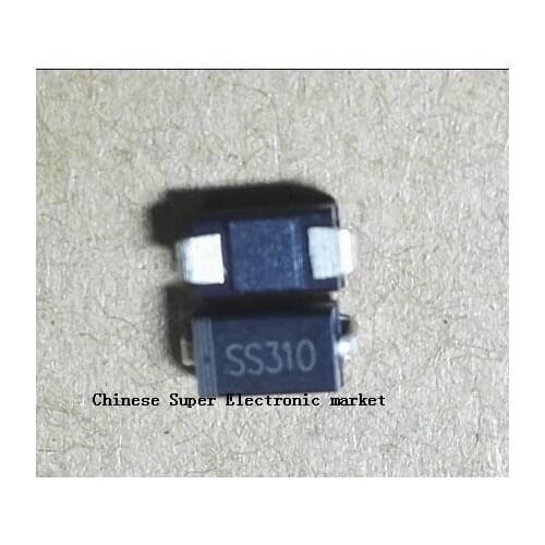 100PCS SS310 SMD Schottky Barrier Rectifier Diode 3A 100V DO-214AC SMA