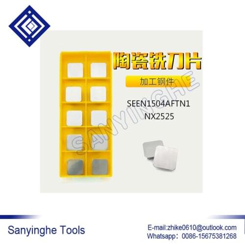 Free shipping high quality 50pcs/lots SEEN1504AFTN1 NX2525 cnc carbide turning inserts