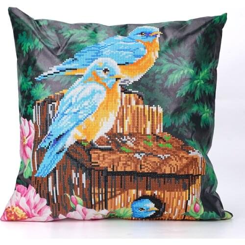 5D Diamond Painting Diy Craft Cushion Cover Replacement Throwing Pillow Case Partial Round Drill Kits DIY Mosaic Cross Stitch