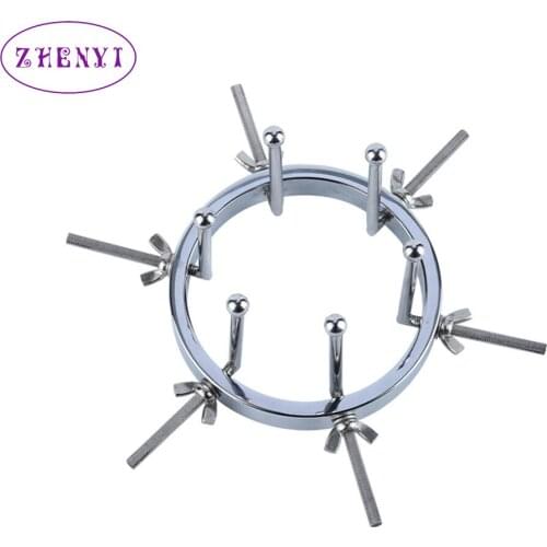 Stainless steel Anal Spreader Vaginal Dilator Speculum Mirror Adult Anus Dilators Plug Sex Toys Medical Device For Men Women