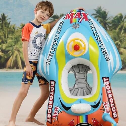 Pool Kids Swimming Float Seat Boat Pool Swimming Ring Inflatable Airplane Pools 수영장 Floats Seat For Baby Children бассейн