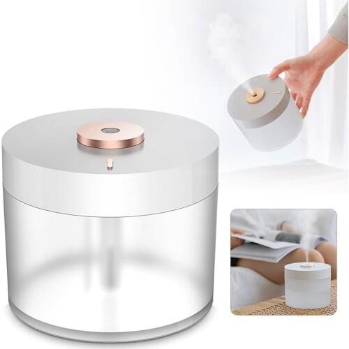 Wireless Air Humidifier Diffuser Portable USB Ultrasonic Humidifiers Home 2000mAh Battery Rechargeable humidificador Mist Maker