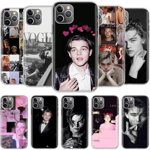 Leonardo Dicaprio Young Phone Case For iPhone 12 11 Pro 7 6 X 8 6S Plus X XS MAX + XR 5S 6G 7G SE Mini Cover Coque Shell Capa