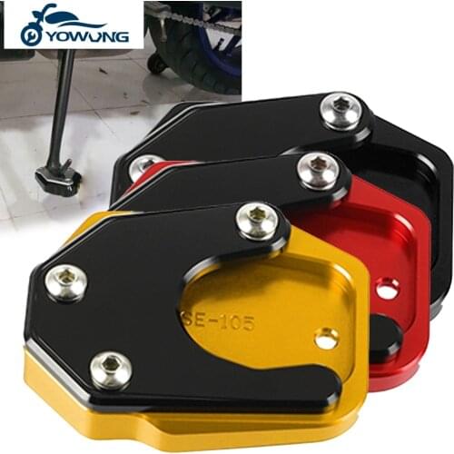 FOR HONDA CB150R CB300R CB300F CBR500R CB400 CB600F CB900F HORNET CB300F Foot Side Stand Pad Plate Kickstand Enlarger Extension
