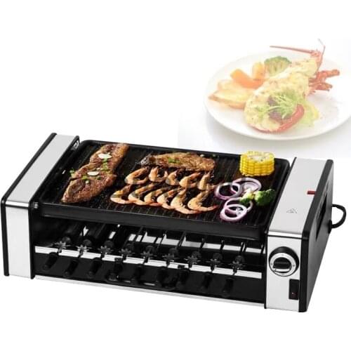 Electric BBQ Grill Household Smokeless Barbecue Machine Automatic Rotating Skewers BBQ Manufacturer