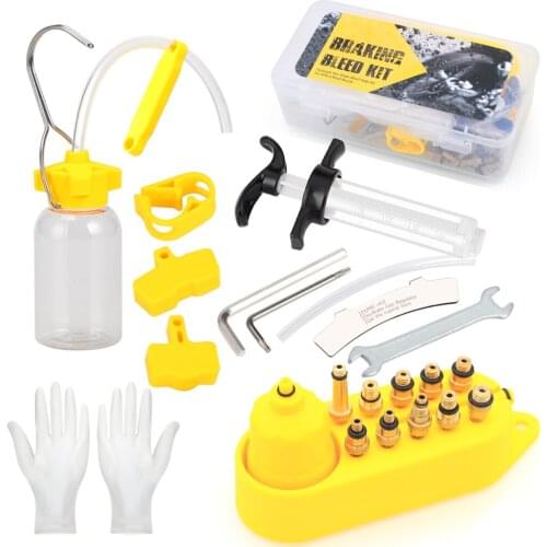 Mountain Bicycle Hydraulic Disc Brake Mineral Oil Bleed Kit Bike Brake Repair Maintenance Tools bicycle repair tools