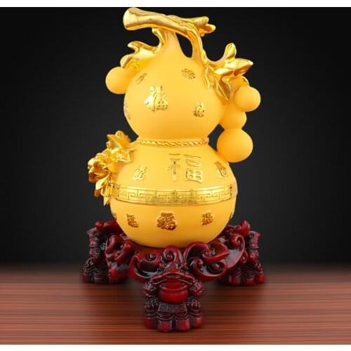 Exquisite gourd decoration Feng Shui living room TV wine cabinet entrance home decoration housewarming