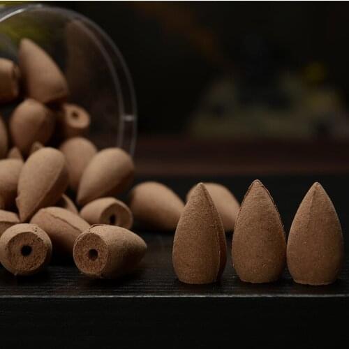 45Pcs Cloth Bag Bullet Incense Cones 11 Kinds of Fragrance Smoke Backflow Cone Incense Sandalwood Rose Lavender Tower Incense