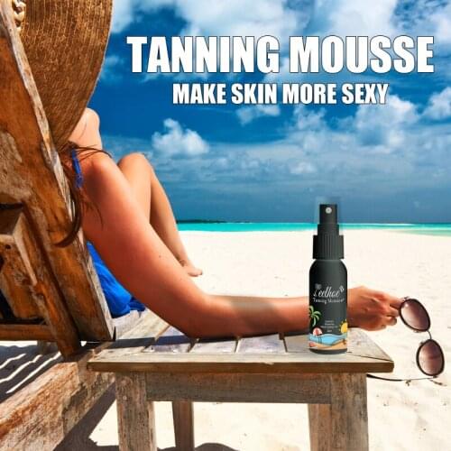 1pc Natural Tan Mousse Long Lasting Bronze Fake Tan Body Lotion Tanning spray Sunless Self Tanning Lotion Bronze Sunless Tanning