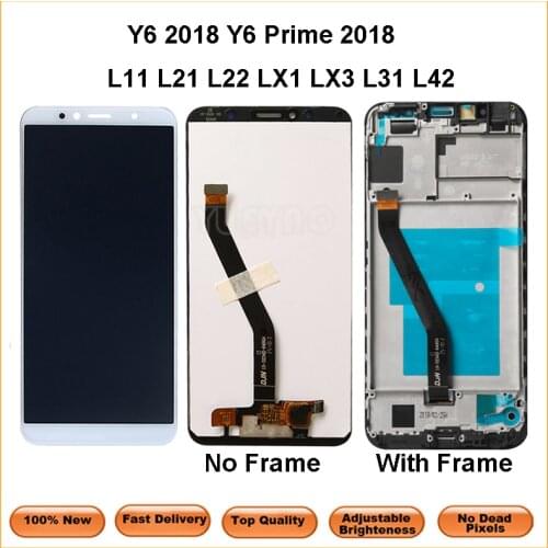 5.7 inch For Huawei Y6 2018 ATU-L11 ATU-L21 ATU-L22 ATU-LX3 For Y6 Prime 2018 Full LCD DIsplay + Touch Screen Digitizer Assembly
