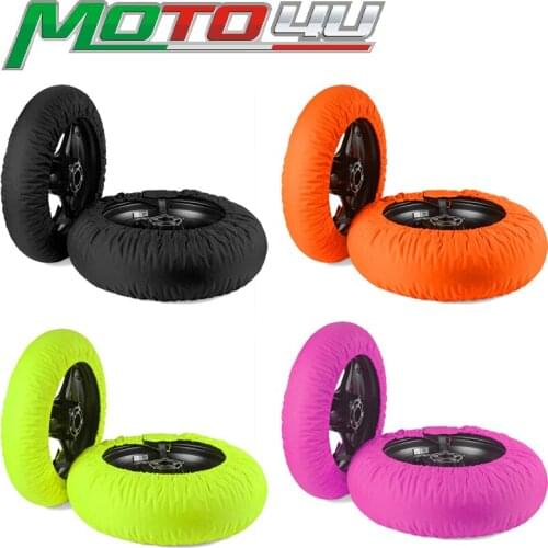New CE Digital Motorcycle Race Tyre Warmer Tire Warmer 120/180 120/190 120/200 Front and Rear calentador de llantas 4 Color