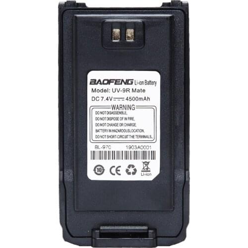 Original Baofeng UV-9R Mate 4500mAh Spare Battery for Baofeng Waterproof UV-9R Mate Two Way Radio Walkie Talkie