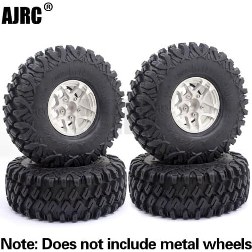120MM 1.9inch Rubber Mud Grappler Tires for 1:10 RC Crawler Axial SCX10 JEEP 90046 90047 TRX4 Defender G500 TRX6 G63 YIKONG