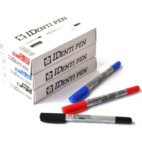 SAKURA Cherry oil oily small double head mark pen hook line pen optical disc pen