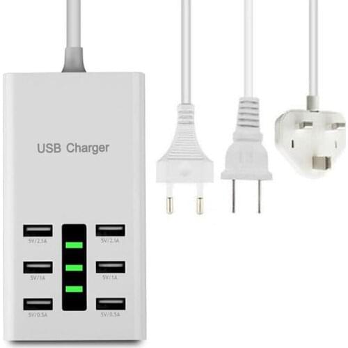 INGMAYA Multi Port USB Charger Power 36W Charging Station For iPhone iPad Samsung Huawei Xiaomi Meizu ZTE Lenovo DV AC Adapter