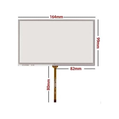 10pcs/lot 164*99 mm New 7 Inch 4 wire resistance GPS DVD AT070TN92 90 AT070TN94 HSD070IDW1-D00E11 touch screen