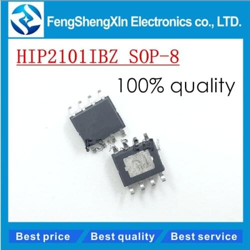 10pcs/lot New HIP2101 HIP2101IBZ HIP2101IB 2101IBZ SOP-8 100V/2A Peak, Low Cost, High Frequency Half Bridge Driver
