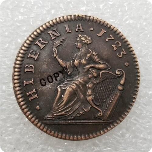 1723 Ireland Copper COIN COPY commemorative coins-replica coins medal coins collectibles