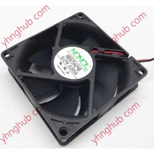 NONOISE A8025H24B Server Cooling Fan DC 24V 0.095A 80X80X25mm 2-wire